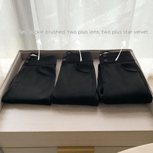 Navid - The Nevermore Women's Leggings – Unique Fashion for Women by Nevermore Lifestyle & Tech | L Two Buttons Austrian Fleece