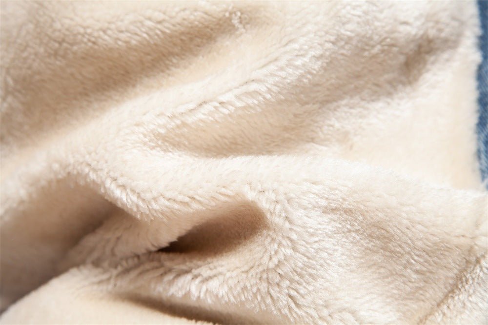 Neo Unity - The Nevermore Plush Denim Jacket for Men – Unique Men's Fashion by Nevermore Lifestyle & Tech | L Dark Blue