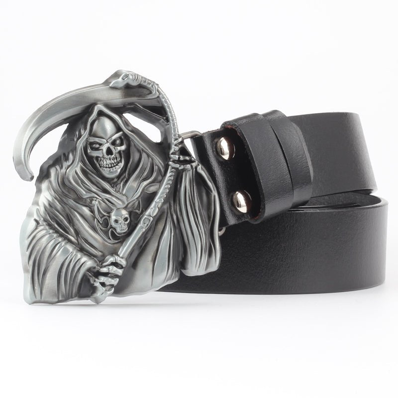 Nero Starling - The Nevermore Gothic Belt Skull Deth – Unique Gothic Fashion for Men by Nevermore Lifestyle & Tech | 105cm 09