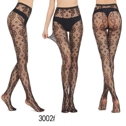 Nightweaver - The Nevermore Gothic Socks Stockings Jacquard Net Pants Fishnet Stockings Bottoming Pantyhose – Unique Gothic Fashion for Women by Nevermore Lifestyle & Tech | 3001style
