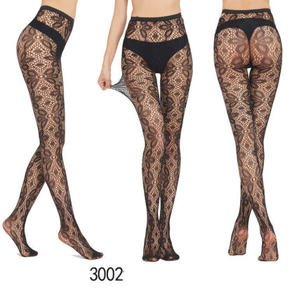 Nightweaver - The Nevermore Gothic Socks Stockings Jacquard Net Pants Fishnet Stockings Bottoming Pantyhose – Unique Gothic Fashion for Women by Nevermore Lifestyle & Tech | 3002style