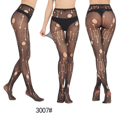 Nightweaver - The Nevermore Gothic Socks Stockings Jacquard Net Pants Fishnet Stockings Bottoming Pantyhose – Unique Gothic Fashion for Women by Nevermore Lifestyle & Tech | 3007style