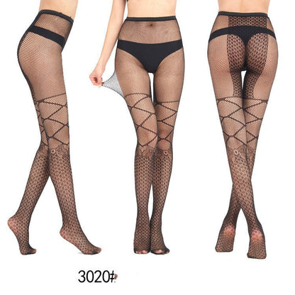 Nightweaver - The Nevermore Gothic Socks Stockings Jacquard Net Pants Fishnet Stockings Bottoming Pantyhose – Unique Gothic Fashion for Women by Nevermore Lifestyle & Tech | 3020style