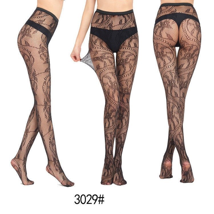 Nightweaver - The Nevermore Gothic Socks Stockings Jacquard Net Pants Fishnet Stockings Bottoming Pantyhose – Unique Gothic Fashion for Women by Nevermore Lifestyle & Tech | 3029style
