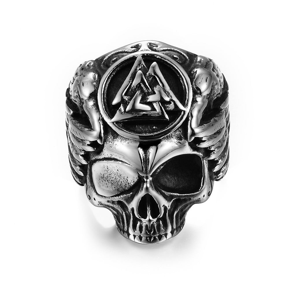 Njord - The Nevermore Norse Vikings Ring for Men – Unique Gothic Jewelry by Nevermore Lifestyle & Tech | No. 10 Skull