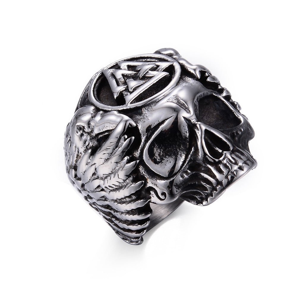 Njord - The Nevermore Norse Vikings Ring for Men – Unique Gothic Jewelry by Nevermore Lifestyle & Tech | No. 10 Skull