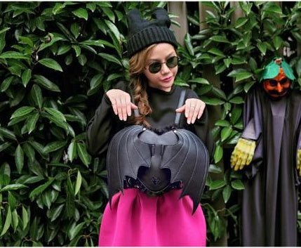 Noctura – Gothic Bat Wings Backpack by The Nevermore – Unique Gothic Accessories by Nevermore Lifestyle & Tech | Black