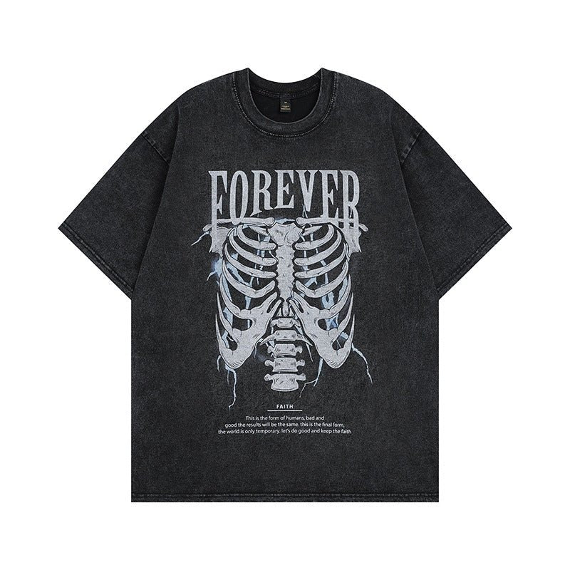 Nocturnal Whisper Top - The Nevermore Gothic T-Shirt for Men & Women