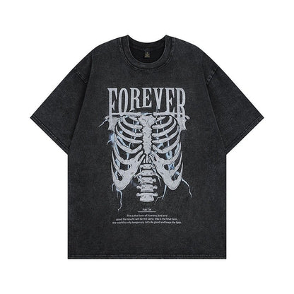 Nocturnal Whisper Top - The Nevermore Gothic T-Shirt for Men & Women