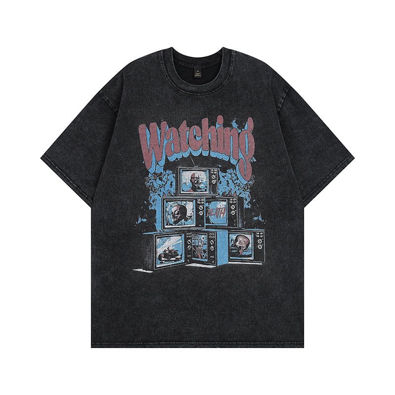 Nocturnal Whisper Top - The Nevermore Gothic T-Shirt for Men & Women