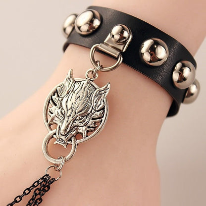 Nocturne Hollow – Gothic Leather Bracelet by The Nevermore – Unique Accessories by Nevermore Lifestyle & Tech | Picture Style