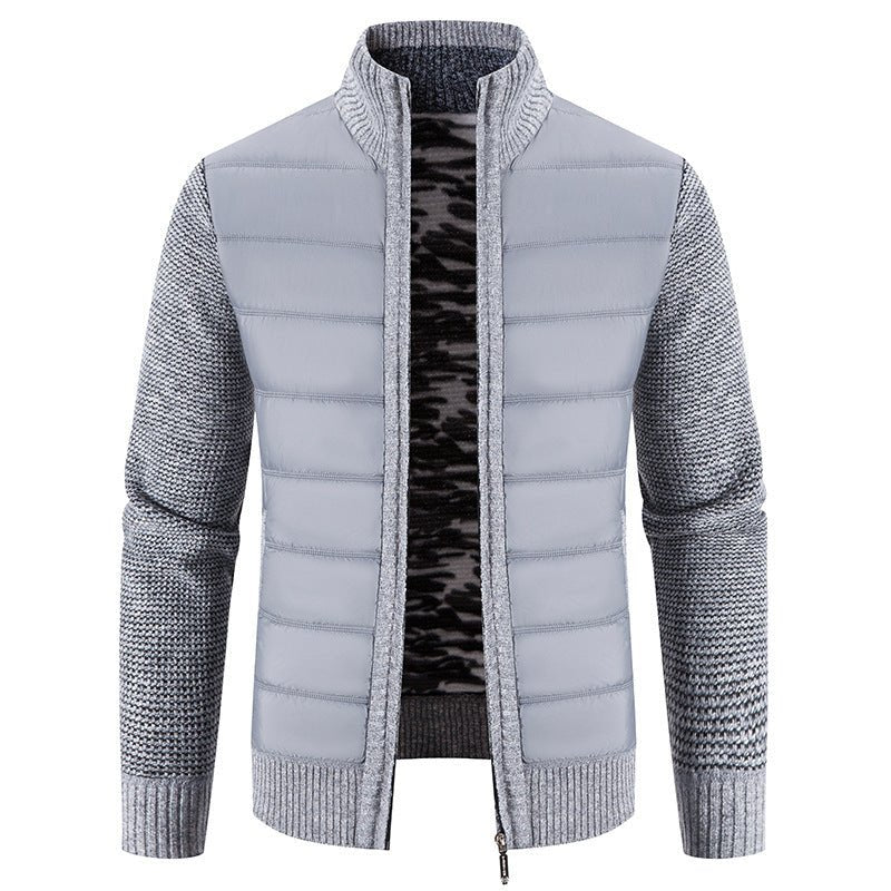 Nocturne Shield – Padded Knit Jacket by The Nevermore – Unique Jackets by Nevermore Lifestyle & Tech | 2XL Black