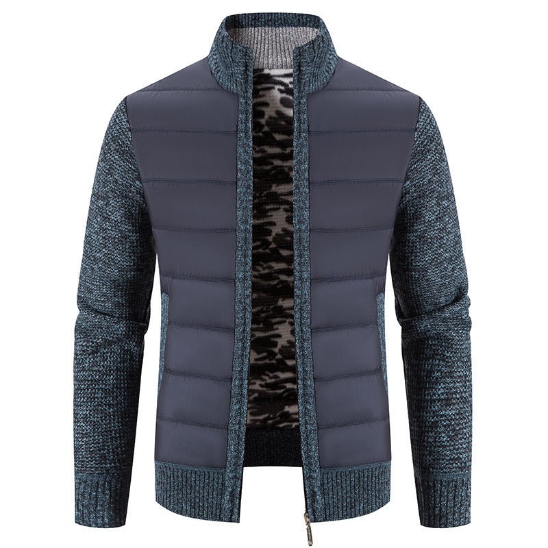 Nocturne Shield – Padded Knit Jacket by The Nevermore – Unique Jackets by Nevermore Lifestyle & Tech | 2XL Black