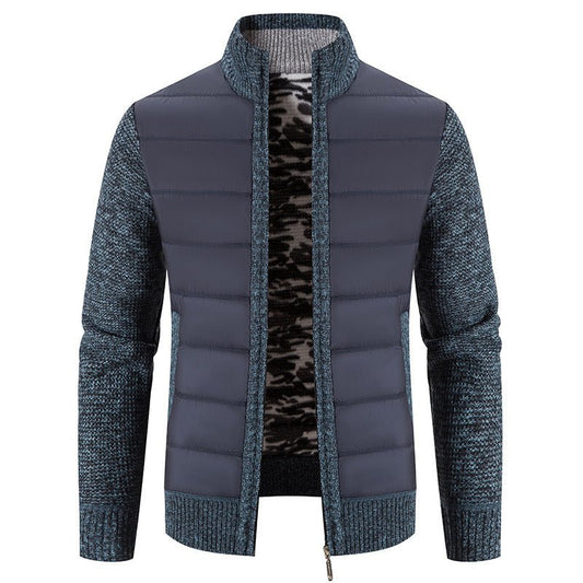Nocturne Shield – Padded Knit Jacket by The Nevermore – Unique Jackets by Nevermore Lifestyle & Tech | 2XL Black