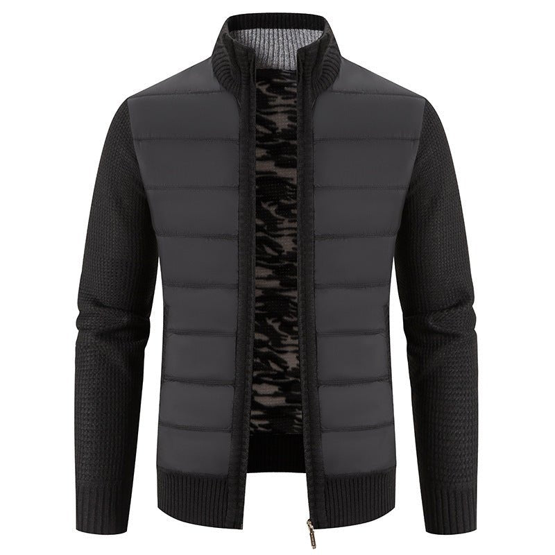 Nocturne Shield – Padded Knit Jacket by The Nevermore – Unique Jackets by Nevermore Lifestyle & Tech | 2XL Black