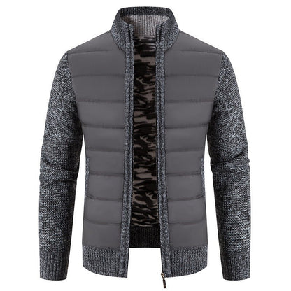 Nocturne Shield – Padded Knit Jacket by The Nevermore – Unique Jackets by Nevermore Lifestyle & Tech | 2XL Black