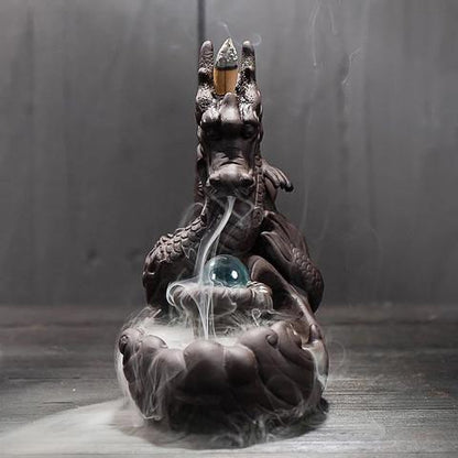 Noodlesmoke Knowles - Backflow Dragon Incense Burner The Nevermore Gothic Home Decor Dragon Gift – Unique Home Decor by Nevermore Lifestyle & Tech | Q1pcs