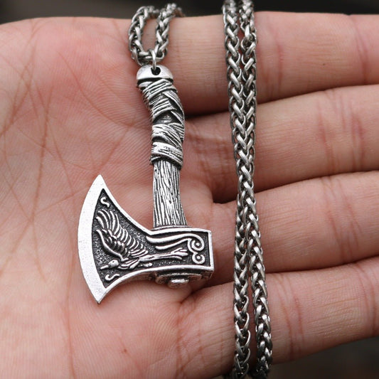 Norse Battle Axe - The Nevermore Gothic Pendant Necklace Viking Norse