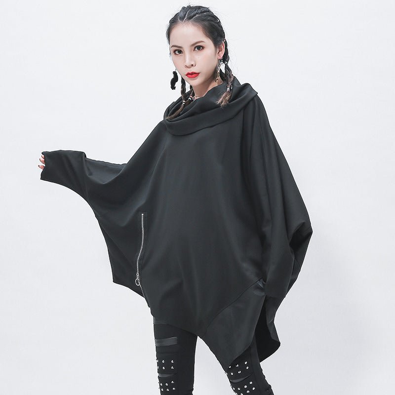 Nova Grace - Casual Bat Sleeve Sweater by The Nevermore – Unique Sweaters by Nevermore Lifestyle & Tech | One Size Black