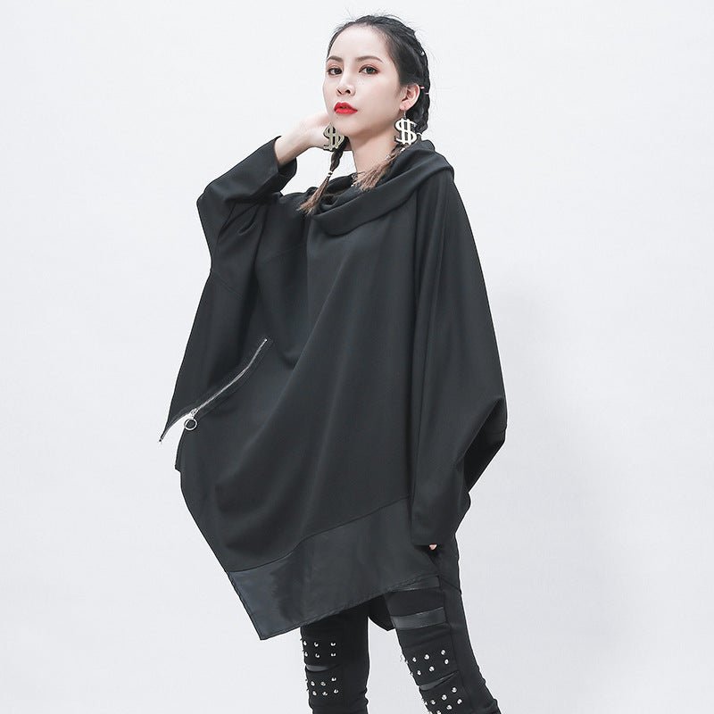 Nova Grace - Casual Bat Sleeve Sweater by The Nevermore – Unique Sweaters by Nevermore Lifestyle & Tech | One Size Black