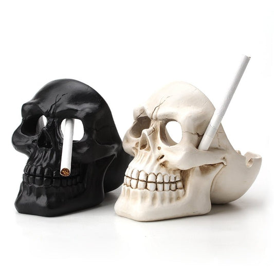 Octavius - The Nevermore Gothic Home Decore skull ashtray – Unique Gothic Home Decor by Nevermore Lifestyle & Tech | Black