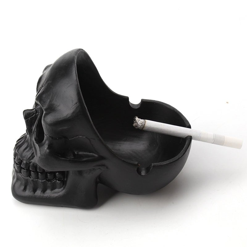Octavius - The Nevermore Gothic Home Decore skull ashtray – Unique Gothic Home Decor by Nevermore Lifestyle & Tech | Black