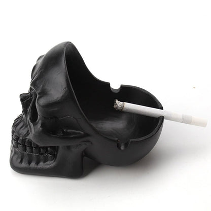 Octavius - The Nevermore Gothic Home Decore skull ashtray – Unique Gothic Home Decor by Nevermore Lifestyle & Tech | Black