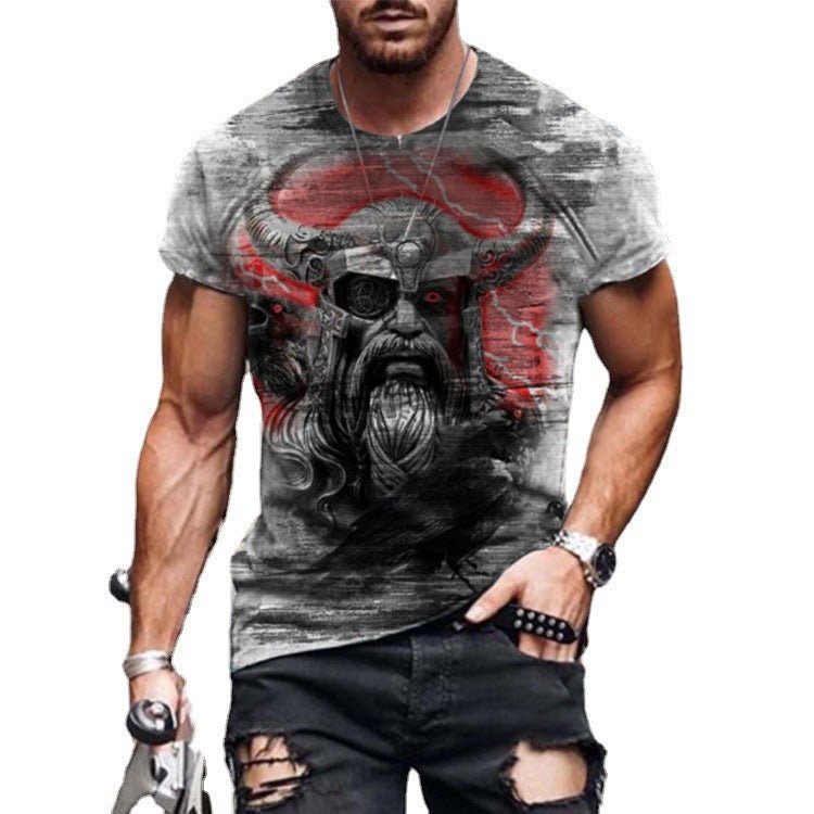 Odin - The Nevermore Gothic T-Shirt for Men – Unique Gothic Fashion for Men by Nevermore Lifestyle & Tech | 2XL OFSQ 00097