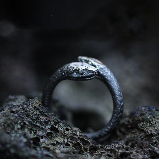 Omen of Great Power - The Nevermore Gothic Ring – Unique Gothic Jewelry by Nevermore Lifestyle & Tech | Bronze