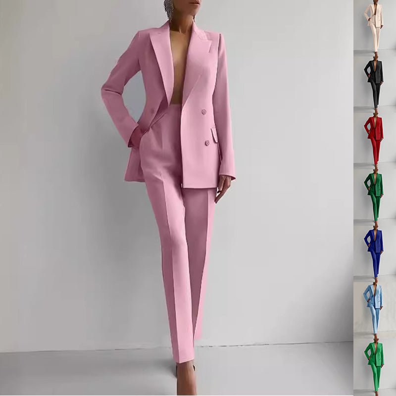 Opal Haven – Women’s Casual Business Pants Suit by The Nevermore – Unique Suits by Nevermore Lifestyle & Tech | L Blue