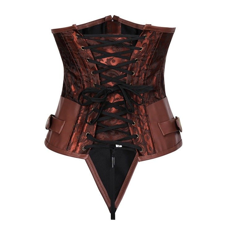Ophelia - The Nevermore Gothic Corset for Women – Unique Gothic Fashion for Women by Nevermore Lifestyle & Tech | 5XL Brown