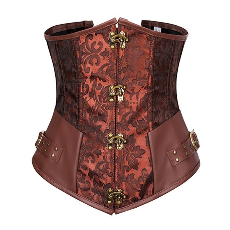Ophelia - The Nevermore Gothic Corset for Women – Unique Gothic Fashion for Women by Nevermore Lifestyle & Tech | 5XL Brown