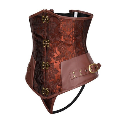 Ophelia - The Nevermore Gothic Corset for Women – Unique Gothic Fashion for Women by Nevermore Lifestyle & Tech | 5XL Brown
