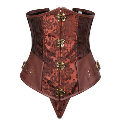 Ophelia - The Nevermore Gothic Corset for Women – Unique Gothic Fashion for Women by Nevermore Lifestyle & Tech | 5XL Brown