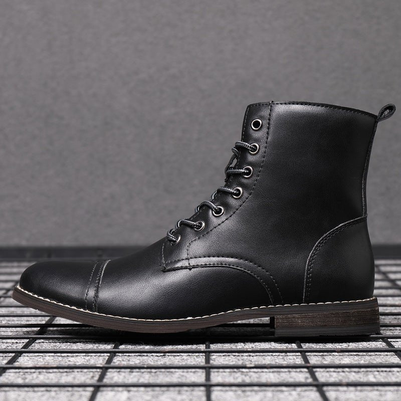 Orion Step - High - Cut Non - Slip Boots by The Nevermore – Unique Boots for Men by Nevermore Lifestyle & Tech | 38 Black