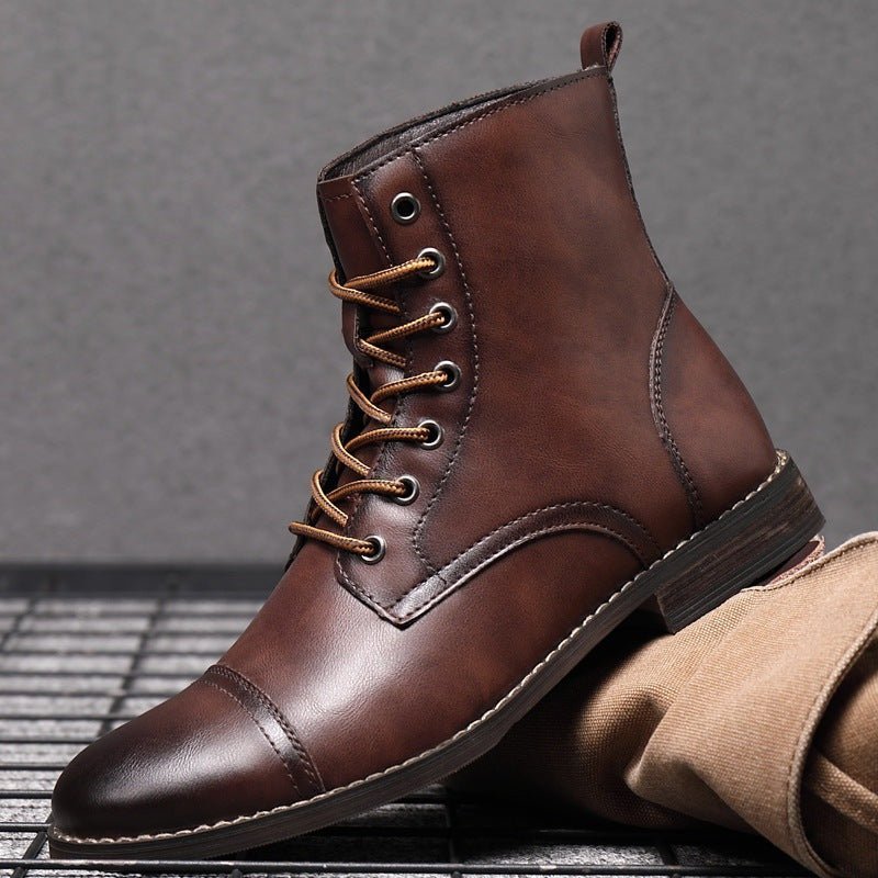 Orion Step - High - Cut Non - Slip Boots by The Nevermore – Unique Boots for Men by Nevermore Lifestyle & Tech | 38 Black A