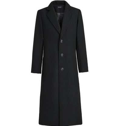 Orion Viper - The Nevermore Long Trench Woolen Coat for Men – Unique Men's Fashion by Nevermore Lifestyle & Tech | 2XL Black