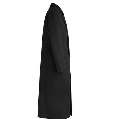 Orion Viper - The Nevermore Long Trench Woolen Coat for Men – Unique Men's Fashion by Nevermore Lifestyle & Tech | 2XL Black