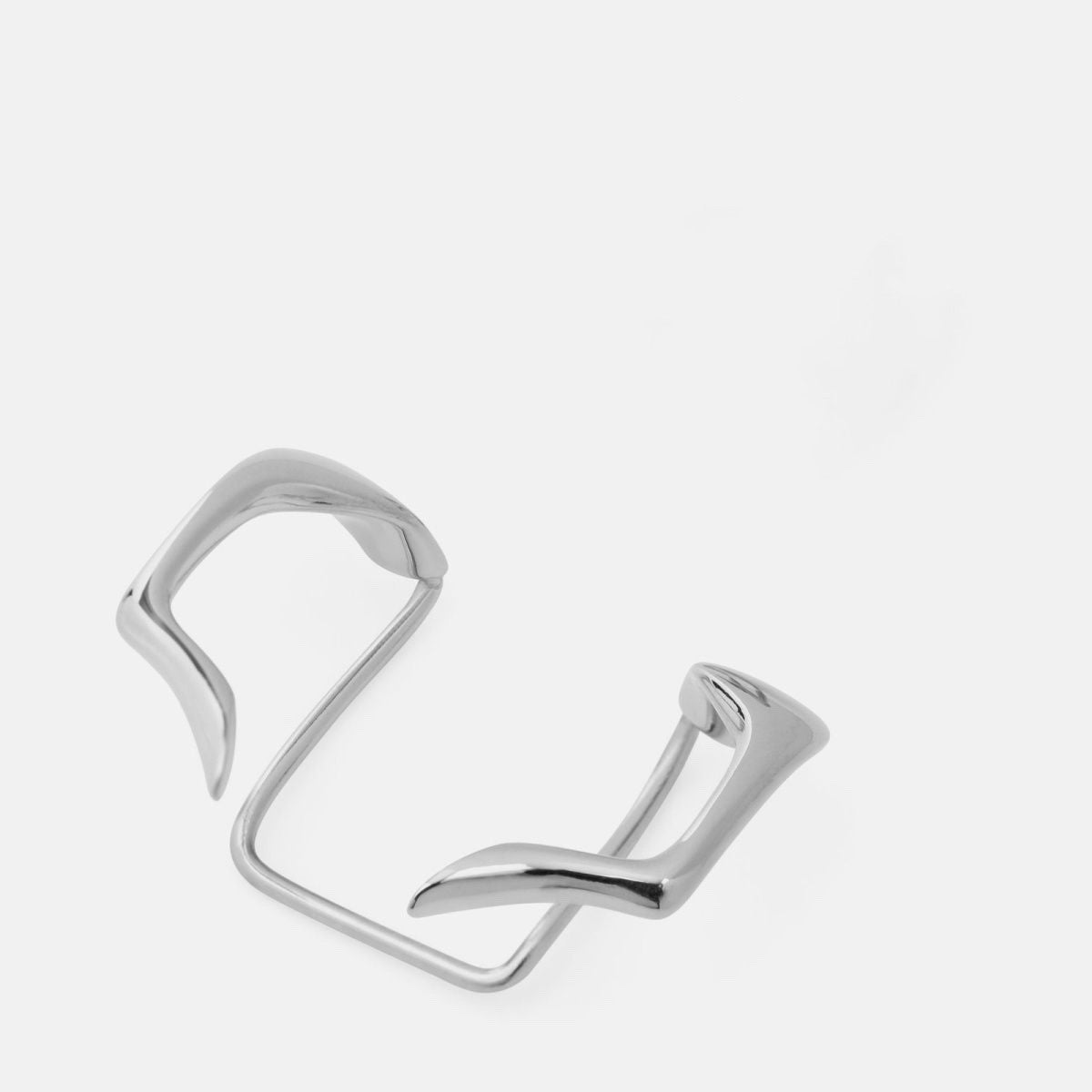 Orpheus Whisperwind - The Nevermore Gothic Cyberpunk Lip Ring Accessories – Unique Gothic Jewelry by Nevermore Lifestyle & Tech | Large Silver