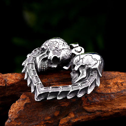 Pair of Phantoms - The Nevermore Gothic Pendant Necklace