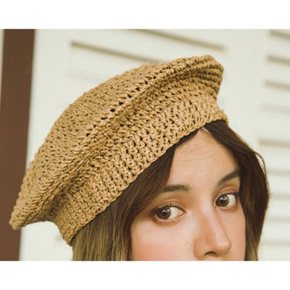 Pastel Paradise - Unisex Papyrus Weave Hat by The Nevermore – Unique Hats by Nevermore Lifestyle & Tech | Beige