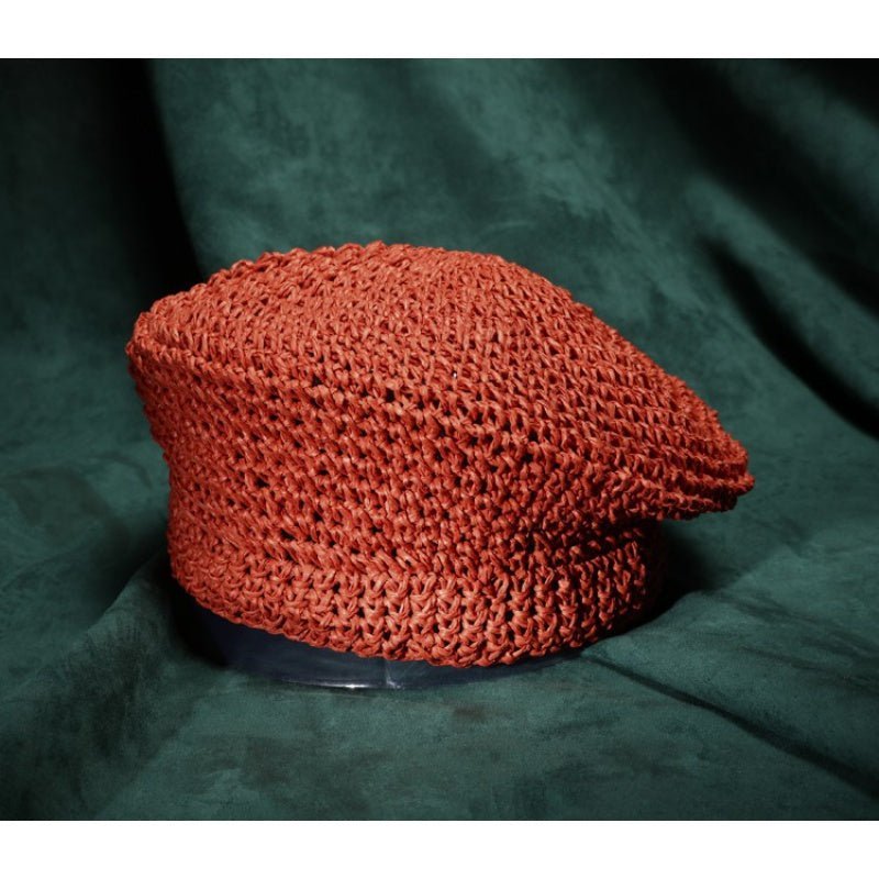 Pastel Paradise - Unisex Papyrus Weave Hat by The Nevermore – Unique Hats by Nevermore Lifestyle & Tech | Orange