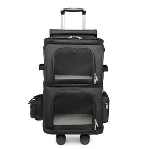 PawVoyage - Double-Layer Pet Trolley for Cats by The Nevermore