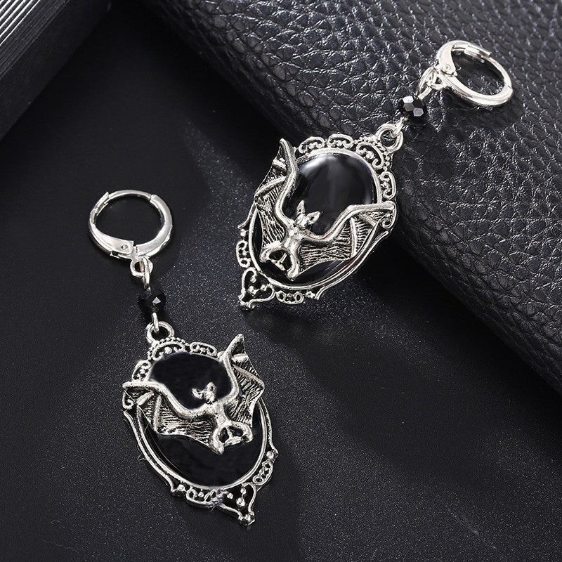 Persephone Etoile - The Nevermore Gothic Bat Earrings for Women – Unique Gothic Jewelry by Nevermore Lifestyle & Tech | Black