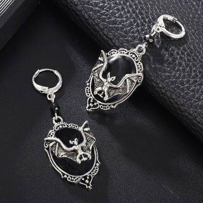 Persephone Etoile - The Nevermore Gothic Bat Earrings for Women – Unique Gothic Jewelry by Nevermore Lifestyle & Tech | Black