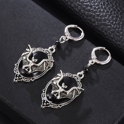 Persephone Etoile - The Nevermore Gothic Bat Earrings for Women – Unique Gothic Jewelry by Nevermore Lifestyle & Tech | Black