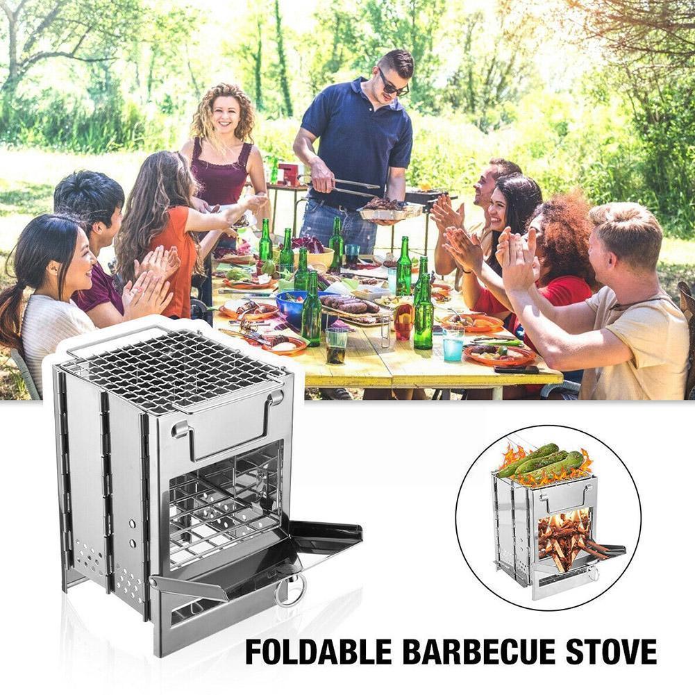 Portable Grill - Lite Stainless Steel Grill by The Nevermore