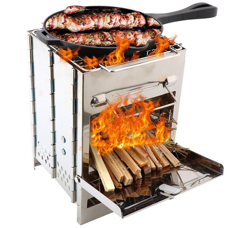 Portable Grill - Lite Stainless Steel Grill by The Nevermore