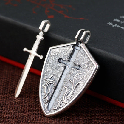 Power In Safety - Gothic Sword Pendant by The Nevermore – Unique Gothic Jewelry by Nevermore Lifestyle & Tech | Silver