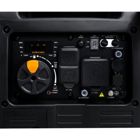 Super Quiet Inverter Generator 4500w Portable Generator Electric Start, Foldable Handle With Wheel,212cc 4 Stroke CARB EPA Compliant